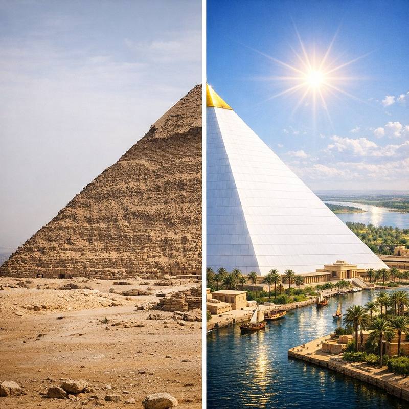 Pyramids restored